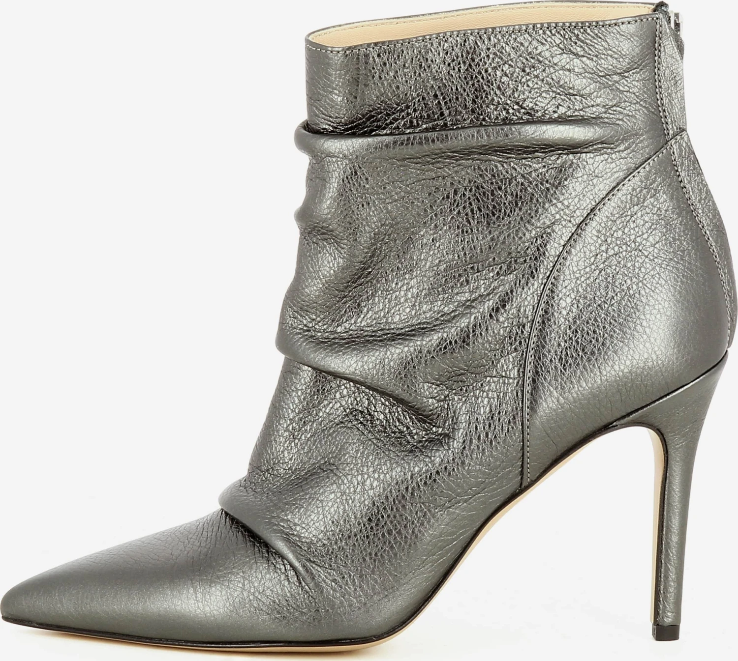 Klassieke Enkellaarsjes Enkellaarsjes Dames Zilver 4 Klassieke Enkellaarsjes Enkellaarsjes Dames Zilver - Afbeelding 2