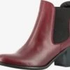 Enkellaarsjes Chelsea Boots Dames Bordeaux