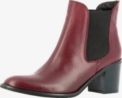Enkellaarsjes Chelsea Boots Dames Bordeaux