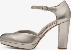 Tamaris Plateaupumps Slingpumps Dames Goud -Damesschoenen Winkel 102ab55e13234a7a90643c41bb115989