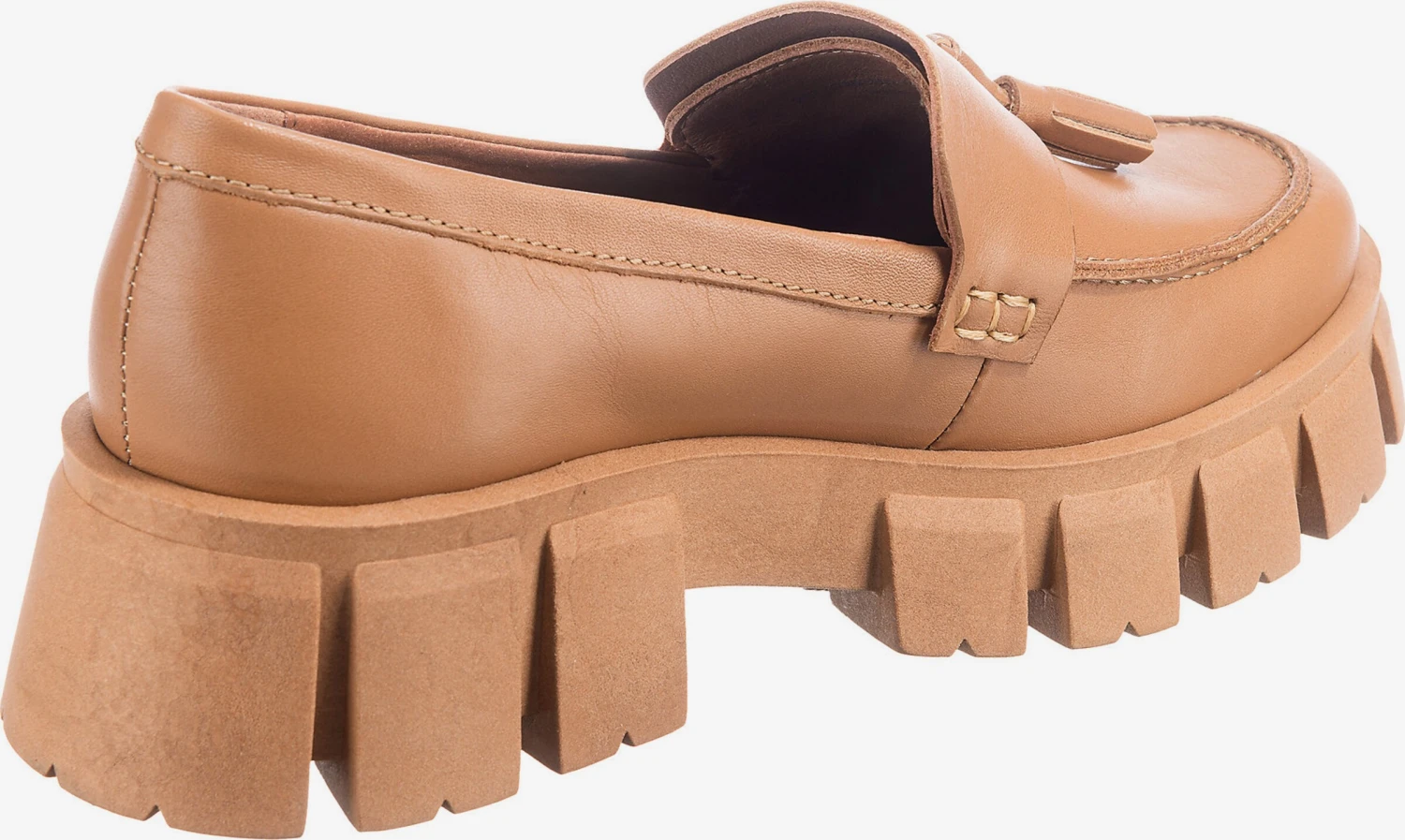 Marc O'Polo Loafers Instappers Lisbet Dames Lichtbruin 6 Marc O'Polo Loafers Instappers Lisbet Dames Lichtbruin - Afbeelding 4