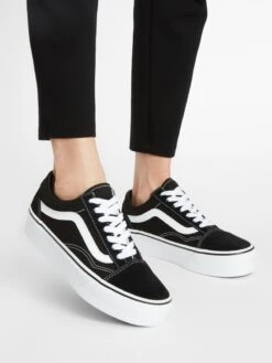 Vans Skate Sneakers Sneakers Laag Old Skool Dames Zwart -Damesschoenen Winkel 153fc0804dec4b51853023f51c3a6a6d