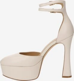 MICHAEL Michael Kors Plateaupumps Pumps Met Hoge Voorkant MARTINA Dames Crème -Damesschoenen Winkel 21af55ad146e3d2328cdebce56fc2bfd
