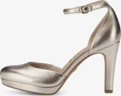 Tamaris Plateaupumps Pumps Dames Goud -Damesschoenen Winkel 24b9ba143ed3eff70179e77477af88c4