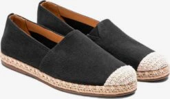 Kazar Lage Schoenen Espadrilles Dames Zwart -Damesschoenen Winkel 28136107878fc90116a7822bd2c20713