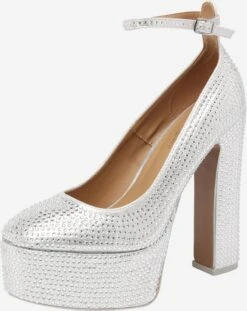 Call It Spring Plateaupumps Slingpumps KAMILIA Dames Zilver