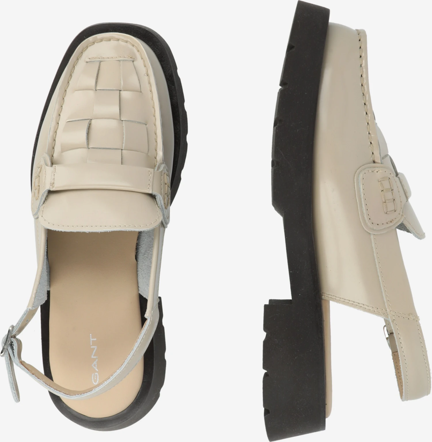 Gant Plateaupumps Slingpumps BERCELLY Dames Lichtbeige 4 Gant Plateaupumps Slingpumps BERCELLY Dames Lichtbeige - Afbeelding 2