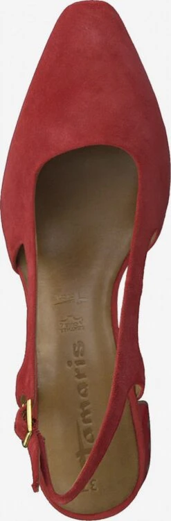 Tamaris Pumps & Hakken Slingpumps Dames Rood -Damesschoenen Winkel 40524a999fdea0c40f8d36644de22573