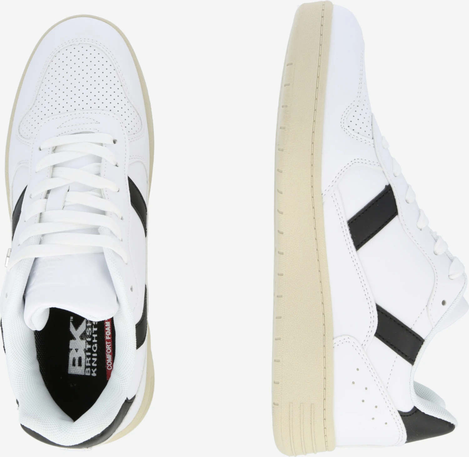 British Knights Casual Sneakers Sneakers Laag RAWW Dames Wit 4 British Knights Casual Sneakers Sneakers Laag RAWW Dames Wit - Afbeelding 2