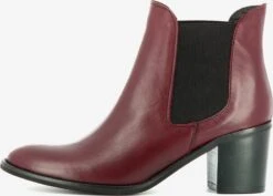 Enkellaarsjes Chelsea Boots Dames Bordeaux -Damesschoenen Winkel 4424e30e3c0d650beb6e273561aaca8d