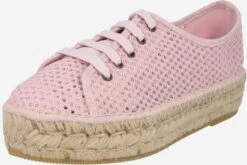Lage Schoenen Espadrilles Dames Lichtroze