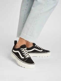Vans Skate Sneakers Sneakers Laag Sentry Old Skool Dames Zwart -Damesschoenen Winkel 499a9ec578fd4e6a4d7f4dc1985d03b6