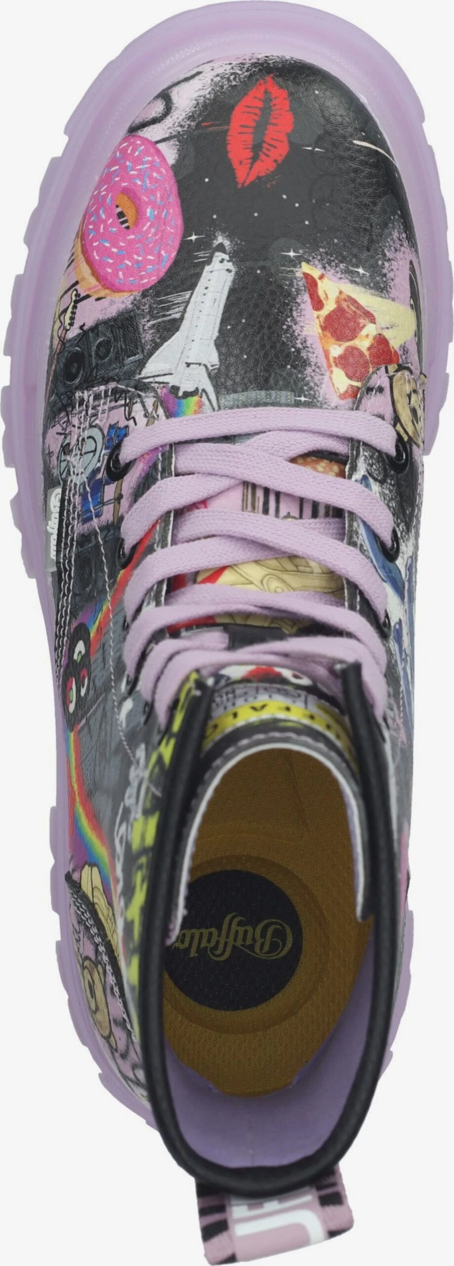 Buffalo Enkellaarsjes Veterlaarsjes Dames Gemengde Kleuren 9 Buffalo Enkellaarsjes Veterlaarsjes Dames Gemengde Kleuren - Afbeelding 7