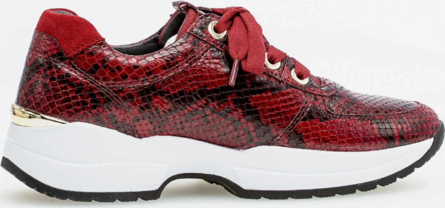 Gabor Fashion Sneakers Sneakers Laag Dames Rood 6 Gabor Fashion Sneakers Sneakers Laag Dames Rood - Afbeelding 4