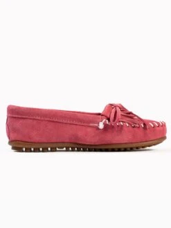 Minnetonka Lage Schoenen Mocassins Kilty Dames Pink -Damesschoenen Winkel 5799c4b4e4afcf73826ca8491774d211