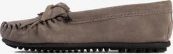 Minnetonka Lage Schoenen Mocassins Kilty Dames Grijs
