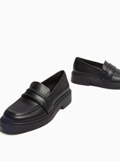 BERSHKA Loafers Instappers Dames Zwart -Damesschoenen Winkel 5e8c0fa74f7303a185b66497a7a13354