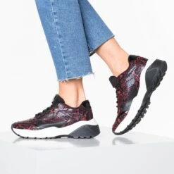 S.Oliver Casual Sneakers Sneakers Laag Janina Dames Rood -Damesschoenen Winkel 601bf4cea73034c89cd9f01f6c51c609