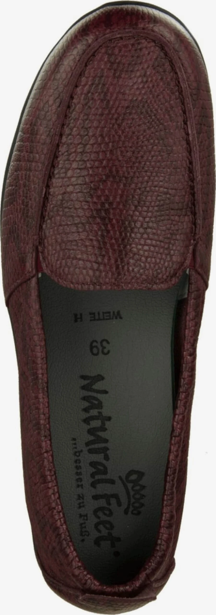 Lage Schoenen Mocassins Mona Dames Bordeaux 4 Lage Schoenen Mocassins Mona Dames Bordeaux - Afbeelding 2