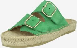 Lage Schoenen Espadrilles CLAQUETTE Dames Groen