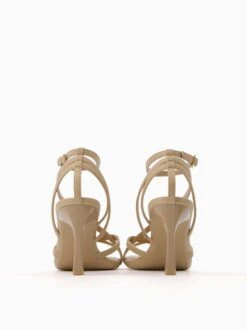 BERSHKA Sandalen Met Hak Sandalen Met Riem Dames Sand -Damesschoenen Winkel 687d49a24de263c4e3e65ecc223b4a55