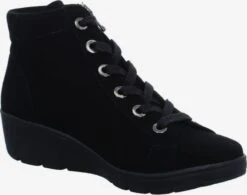 Enkellaarsjes Veterlaarsjes Dames Zwart 10 Enkellaarsjes Veterlaarsjes Dames Zwart -Damesschoenen Winkel 6c8860c43be90444bad12643c1557437