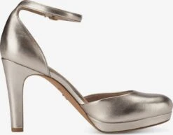 Tamaris Plateaupumps Pumps Dames Goud -Damesschoenen Winkel 6e74c13225d41cb4a824a9928c2a6b79