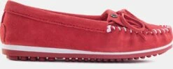 Minnetonka Lage Schoenen Mocassins Kilty Plus Dames Lichtrood -Damesschoenen Winkel 750ac965c014eda38fc599d5727bb01e