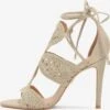 Kazar Sandalen Met Hak Sandaal Dames Beige
