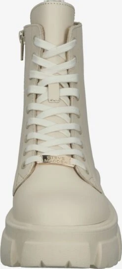 Steve Madden Enkellaarsjes Veterlaarsjes Dames Beige -Damesschoenen Winkel 8178a4291a0d3b9cf683767c7342662d