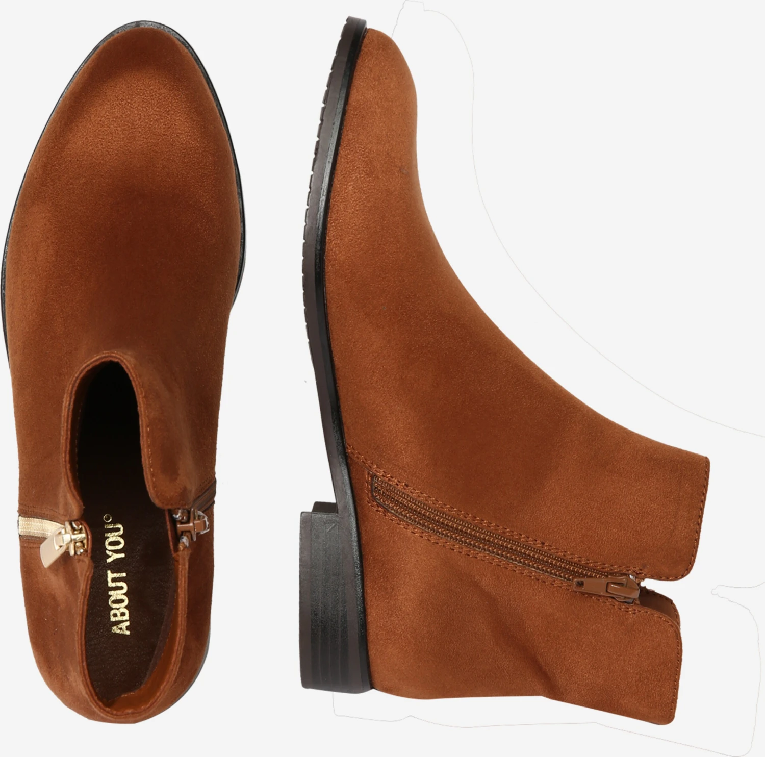 About You Overige Enkellaarsjes Enkellaarsje Anastasia Dames Cognac 4 About You Overige Enkellaarsjes Enkellaarsje Anastasia Dames Cognac - Afbeelding 2