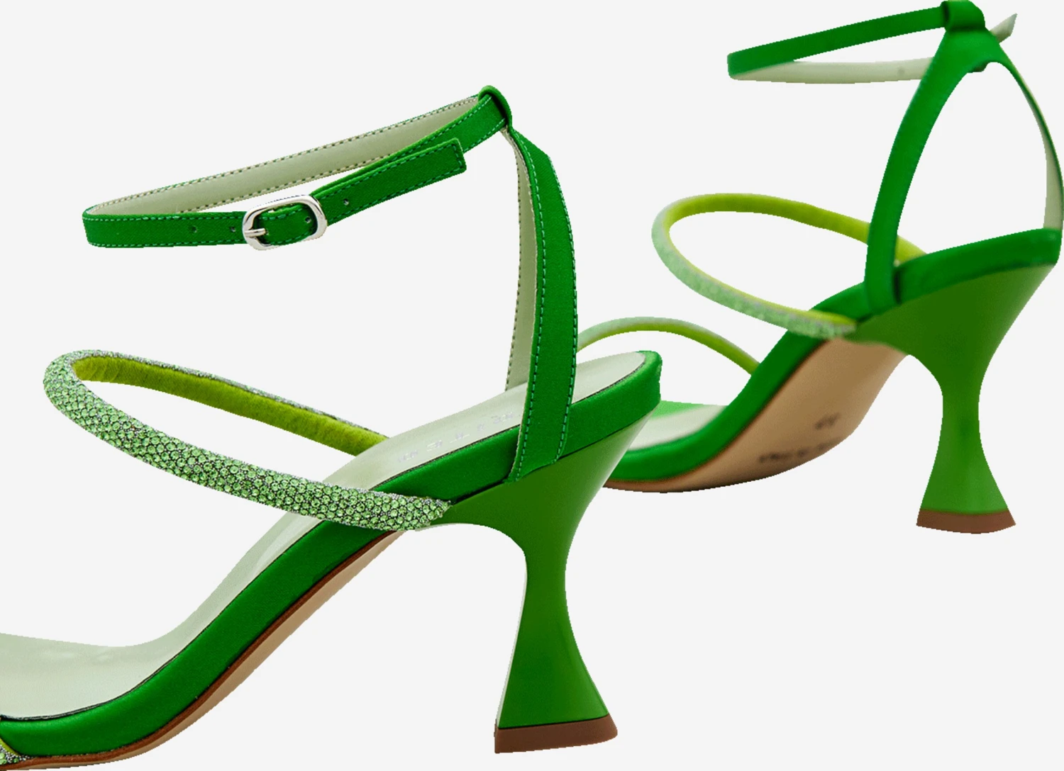 EDITED Sandalen Met Hak Sandaal Viktoria Dames Groen 4 EDITED Sandalen Met Hak Sandaal Viktoria Dames Groen - Afbeelding 3