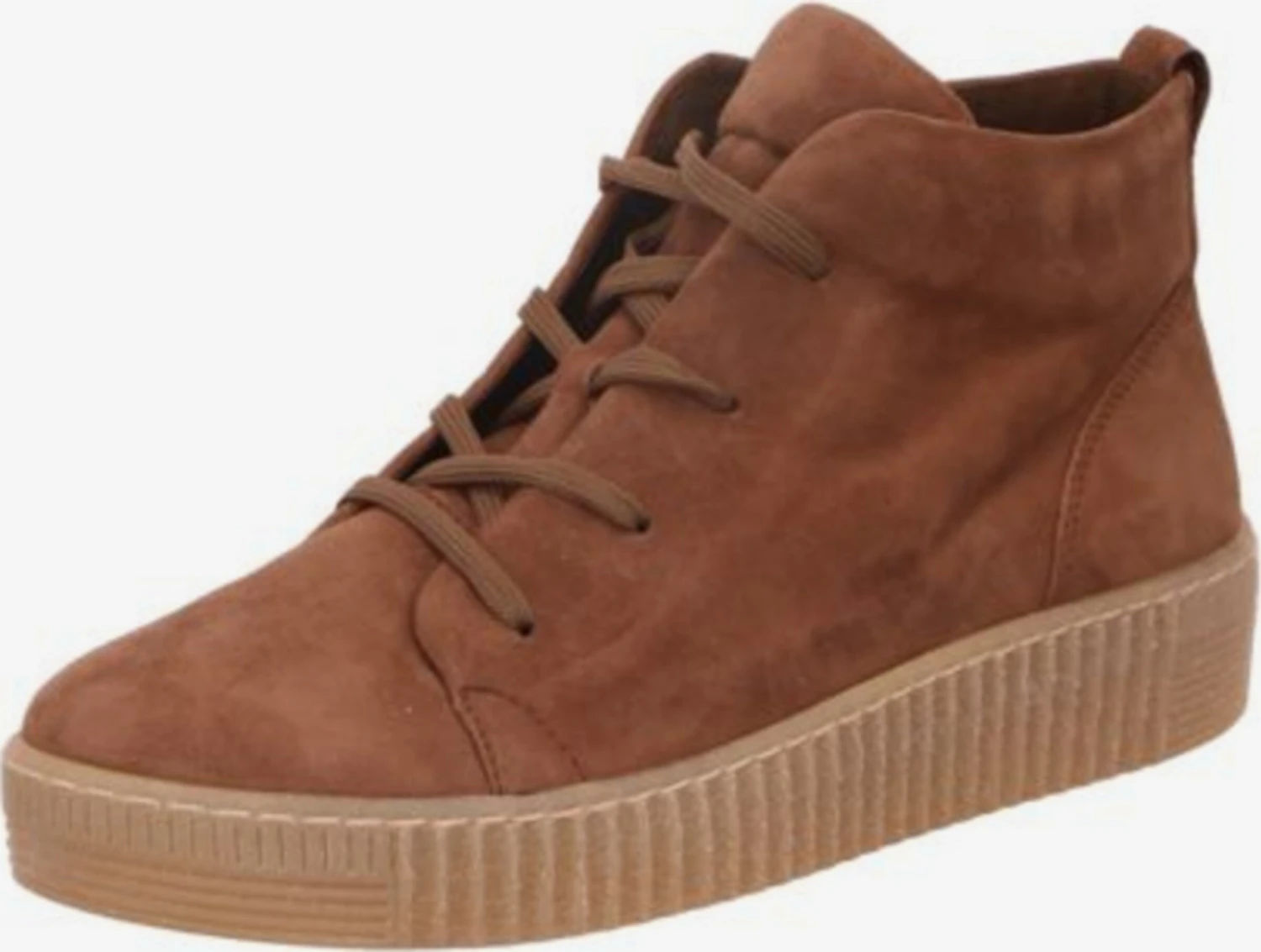 Gabor Enkellaarsjes Veterlaarsjes Dames Bruin 3 Gabor Enkellaarsjes Veterlaarsjes Dames Bruin