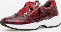Gabor Fashion Sneakers Sneakers Laag Dames Rood