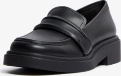 BERSHKA Loafers Instappers Dames Zwart