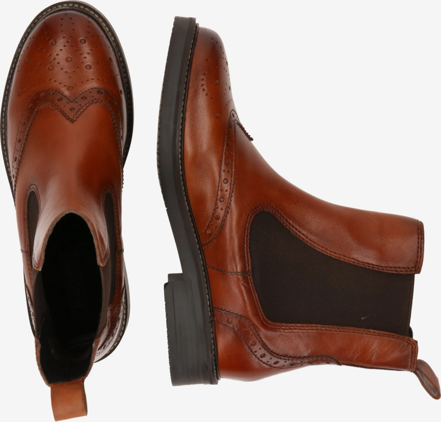 Bagatt Enkellaarsjes Chelsea Boots Zina Dames Roestbruin 4 Bagatt Enkellaarsjes Chelsea Boots Zina Dames Roestbruin - Afbeelding 2