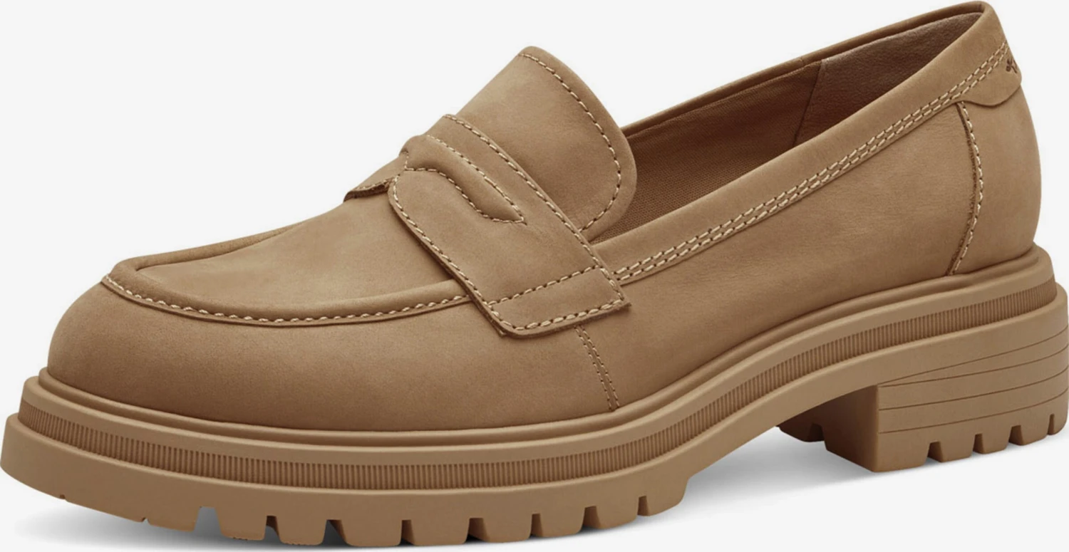 Tamaris Loafers Instappers Dames Camel 3 Tamaris Loafers Instappers Dames Camel