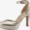Tamaris Plateaupumps Pumps Dames Goud -Damesschoenen Winkel 9e61ebeb037f76ac4e31f7906188c828