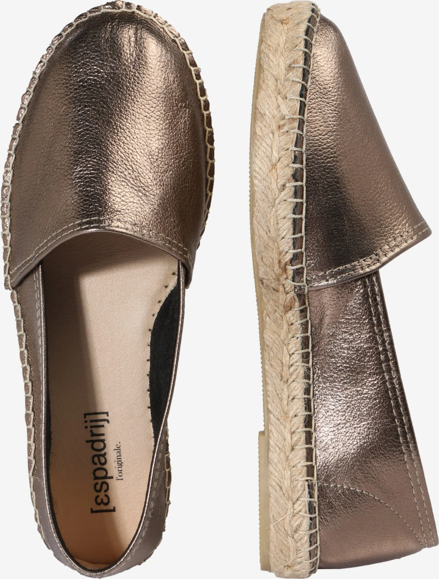 Lage Schoenen Espadrilles Dames Brons 4 Lage Schoenen Espadrilles Dames Brons - Afbeelding 2