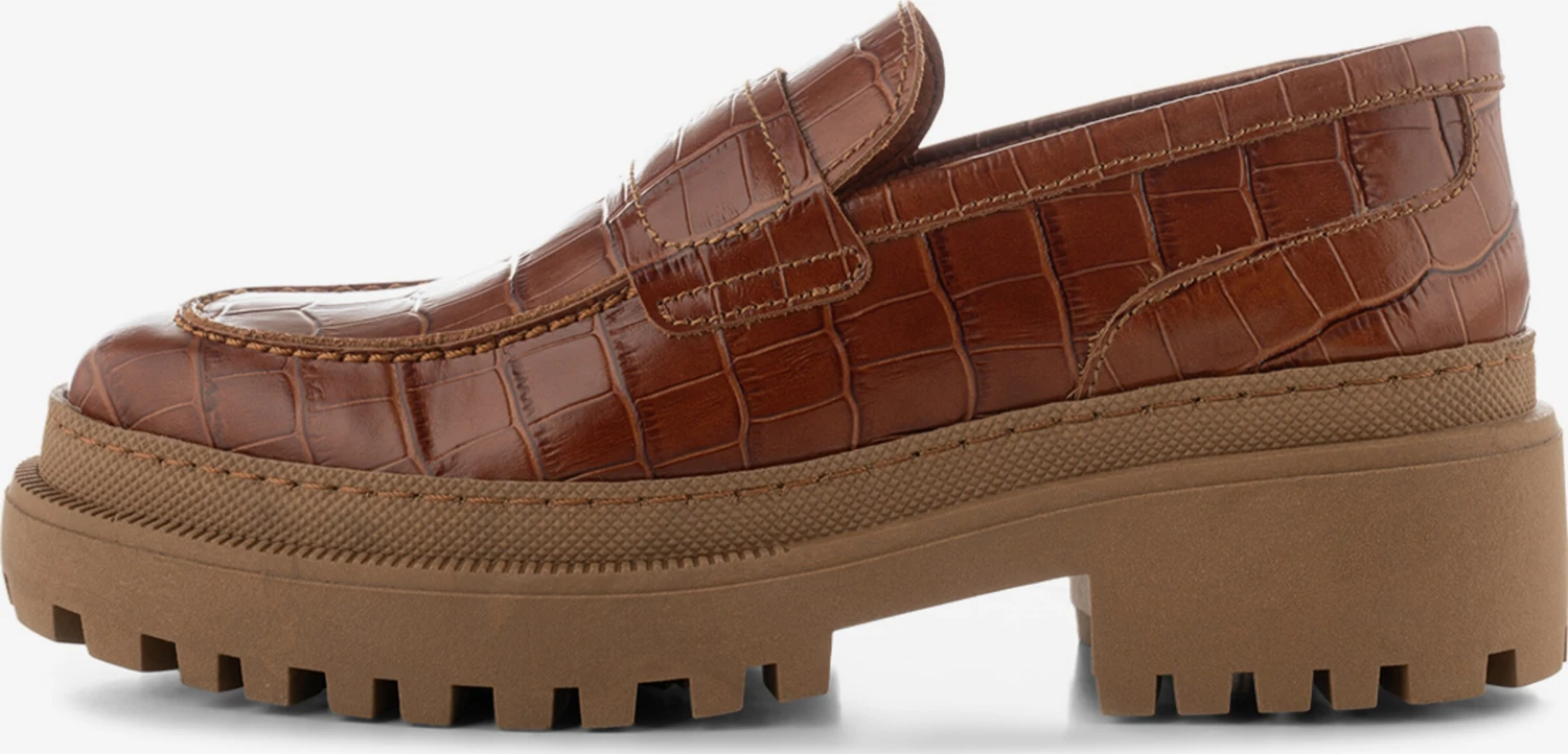 Shoe The Bear Loafers Instappers STB-IONA Dames Bruin 3 Shoe The Bear Loafers Instappers STB-IONA Dames Bruin