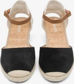 Bianco Lage Schoenen Espadrilles ANNA Dames Zwart -Damesschoenen Winkel a79c5d4df91c5c61a120fd1234f567d8