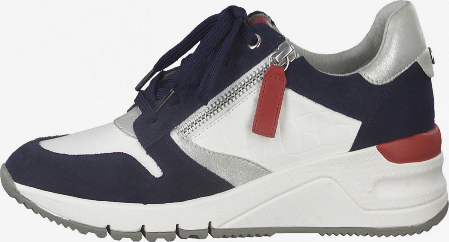 Tamaris Fashion Sneakers Sneakers Laag Dames Navy / Wit 4 Tamaris Fashion Sneakers Sneakers Laag Dames Navy / Wit - Afbeelding 2