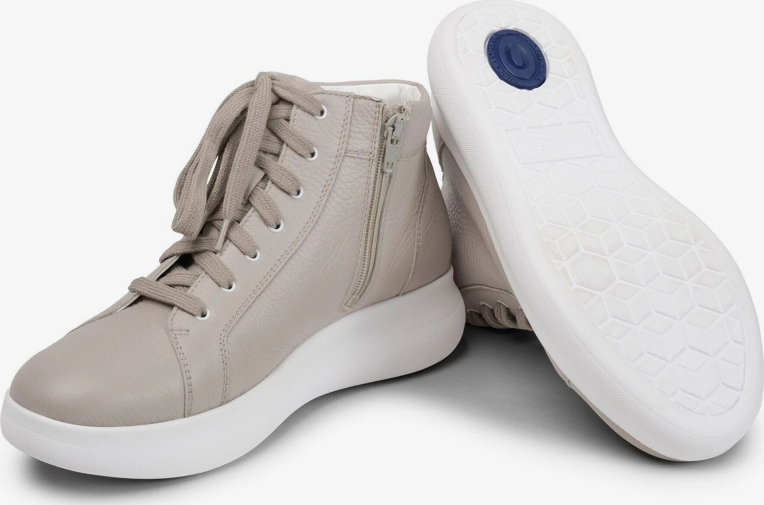 Hoge Sneakers Sneakers Hoog Dames Lichtgrijs 6 Hoge Sneakers Sneakers Hoog Dames Lichtgrijs - Afbeelding 4