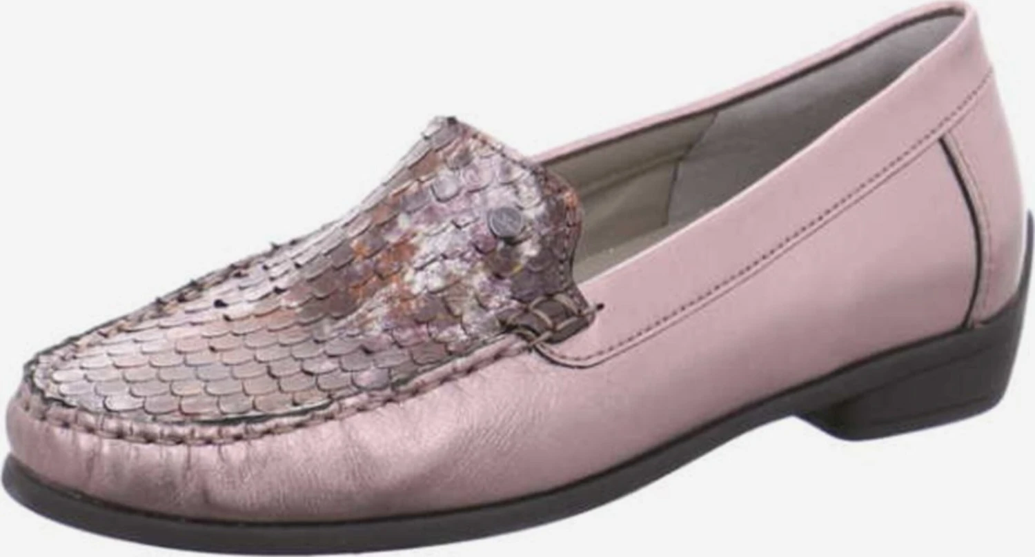 Ara Lage Schoenen Mocassins Dames Roze 3 Ara Lage Schoenen Mocassins Dames Roze