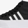 Adidas Originals Hoge Sneakers Sneakers Hoog NIZZA PLATFORM MID Dames Zwart