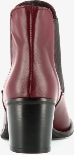 Enkellaarsjes Chelsea Boots Dames Bordeaux -Damesschoenen Winkel b317bc8957432af58fdd50c34971f8de