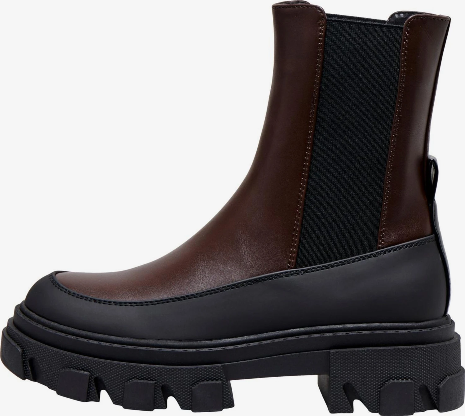 ONLY Enkellaarsjes Chelsea Boots Tola Dames Bruin 3 ONLY Enkellaarsjes Chelsea Boots Tola Dames Bruin