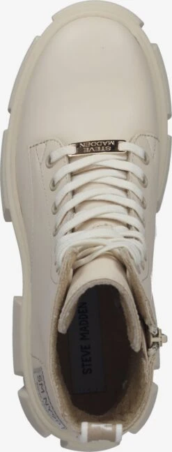 Steve Madden Enkellaarsjes Veterlaarsjes Dames Beige -Damesschoenen Winkel b7075c8ab221efb90b94187922b788e6