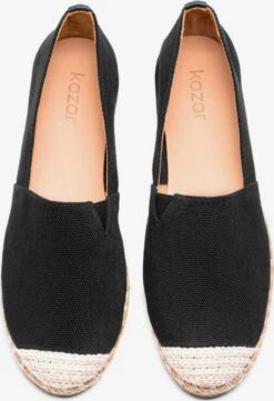 Kazar Lage Schoenen Espadrilles Dames Zwart -Damesschoenen Winkel bb8587c067005cac0b8e1f6553f9d07d
