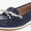 Geox Lage Schoenen Mocassins Dames Donkerblauw